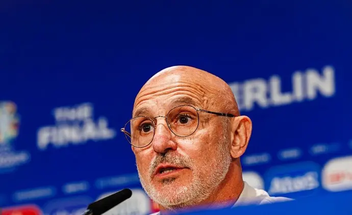 El t&eacute;cnico de la selecci&oacute;n espa&ntilde;ola de f&uacute;tbol, Luis de la Fuente. / EP