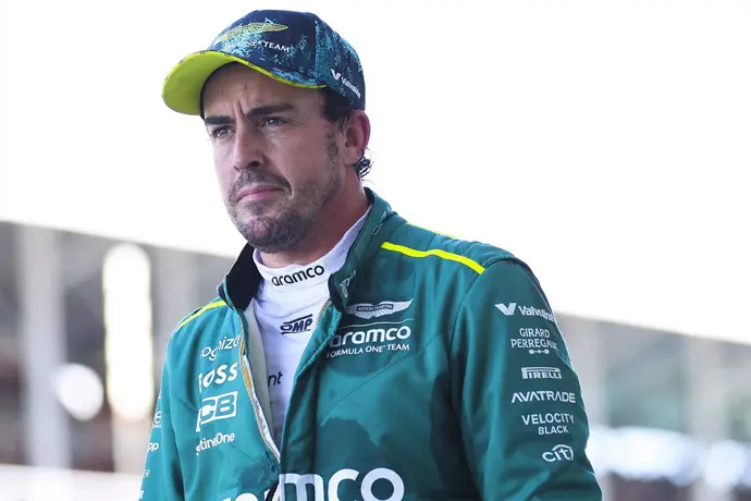 El piloto asturiano de Aston Martin, Fernando Alonso. / EP
