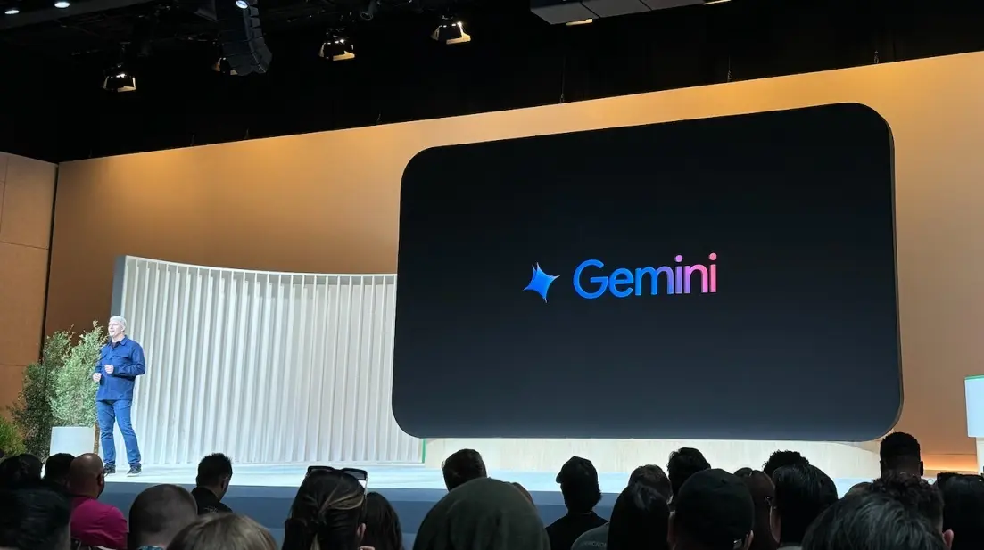 Presentaci&oacute;n de Gemini, el nuevo modelo de inteligencia artificial de Google, en un evento ante desarrolladores.