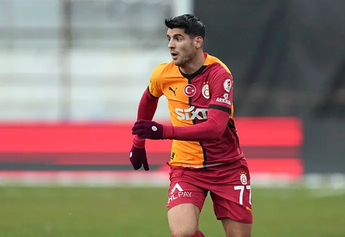 El jugador espa&ntilde;ol del Galatasaray, &Aacute;lvaro Morata. / Redx
