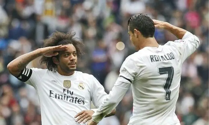 Marcelo y Cristiano.