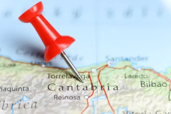 Mapa de Cantabria. / A.S.P