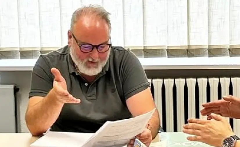 Roberto Garc&iacute;a Corona, portavoz de VOX en Torrelavega. / A.E.