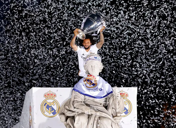 El exjugador del Real Madrid, el brasile&ntilde;o Marcelo. / RM