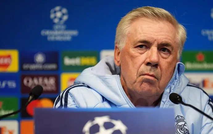 El t&eacute;cnico del Real Madrid, Carlo Ancelotti. / EP