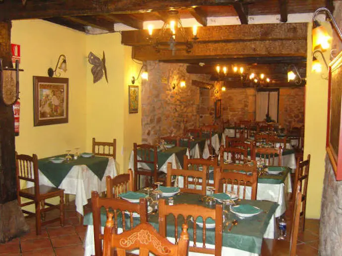 El comedor del restaurante, Casa Paulino. / FB