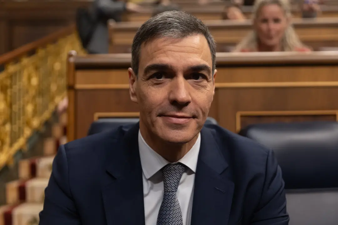 El presidente del Gobierno, Pedro S&aacute;nchez, interviene durante una sesi&oacute;n de control, Congreso de los Diputados. / Eduardo Parra