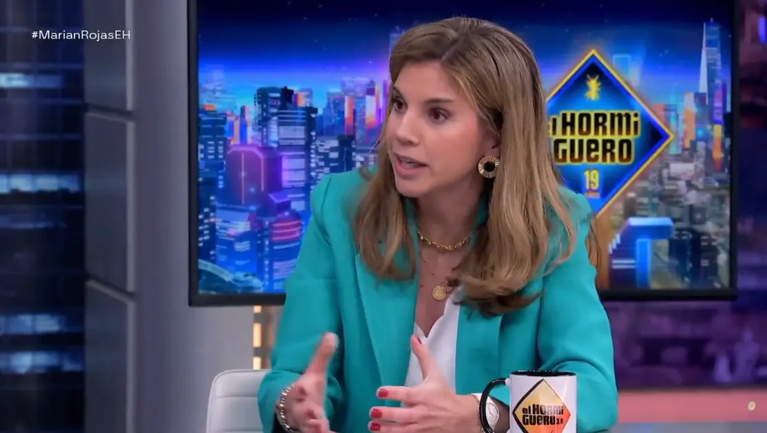 Mari&aacute;n Rojas Estap&eacute; durante la entrevista en 'El Hormiguero'. / X