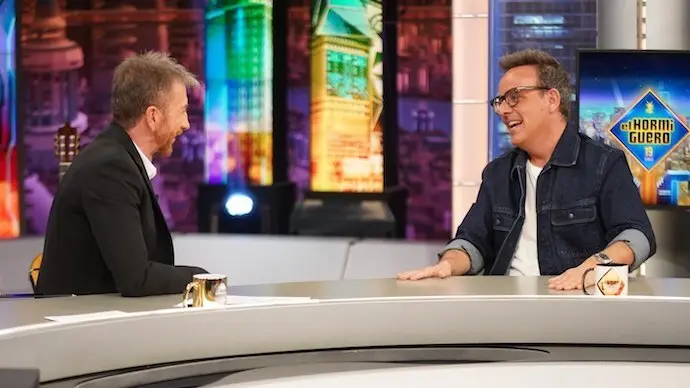 &Aacute;ngel Ll&agrave;cer en El Hormiguero. / RED X