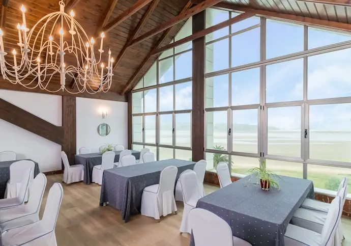 Las vistas del restaurante del  Hotel Milagros Golf. / H.M.G