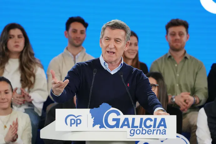 El presidente del Partido Popular, Alberto N&uacute;&ntilde;ez Feij&oacute;o. / EP
