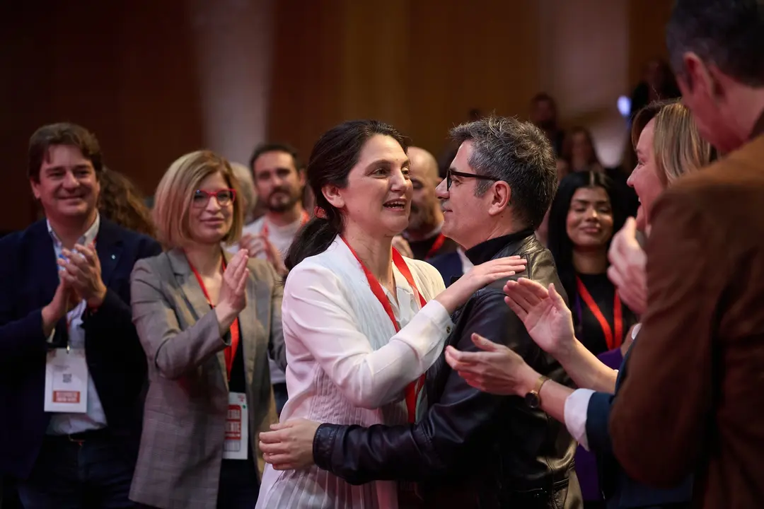 La ex jefa de gabinete del ex jefe de gabinete del Ministerio de Presidencia, Pilar S&aacute;nchez-Acera  Pilar S&aacute;nchez Acera, y el ministro de la Presidencia, F&eacute;lix Bola&ntilde;os. / Jes&uacute;s Hell&iacute;n