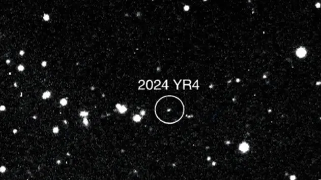 El asteroide 2024 YR4 observado por el telescopio Magdalena Ridge de 2,4 m en el Instituto Tecnol&oacute;gico de Nuevo M&eacute;xico el 27 de enero de 2025. / NASA