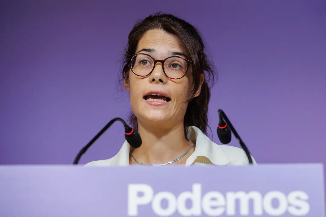 La eurodiputada y portavoz de Podemos, Isa Serra. / Alejandro Mart&iacute;nez V&eacute;lez