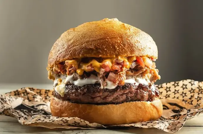 Una de las hamburguesas. / L.B