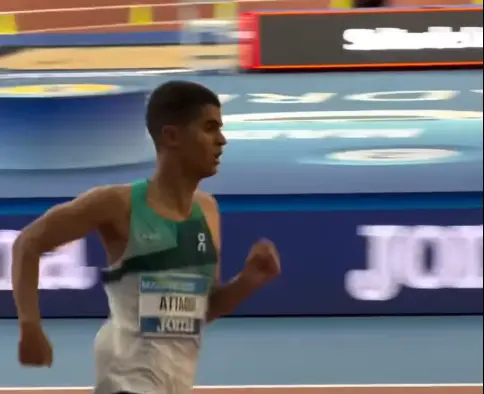Moha Attaoui durante la prueba. / RRSS