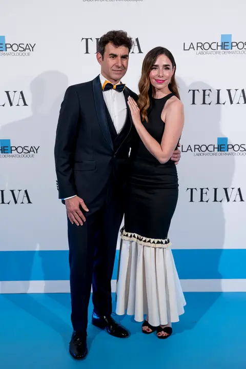 Los actores Daniel Muriel y Candela Serrat durante la gala ben&eacute;fica Fight With Care, en el Museo Nacional Thyssen-Bornemisza. / EP