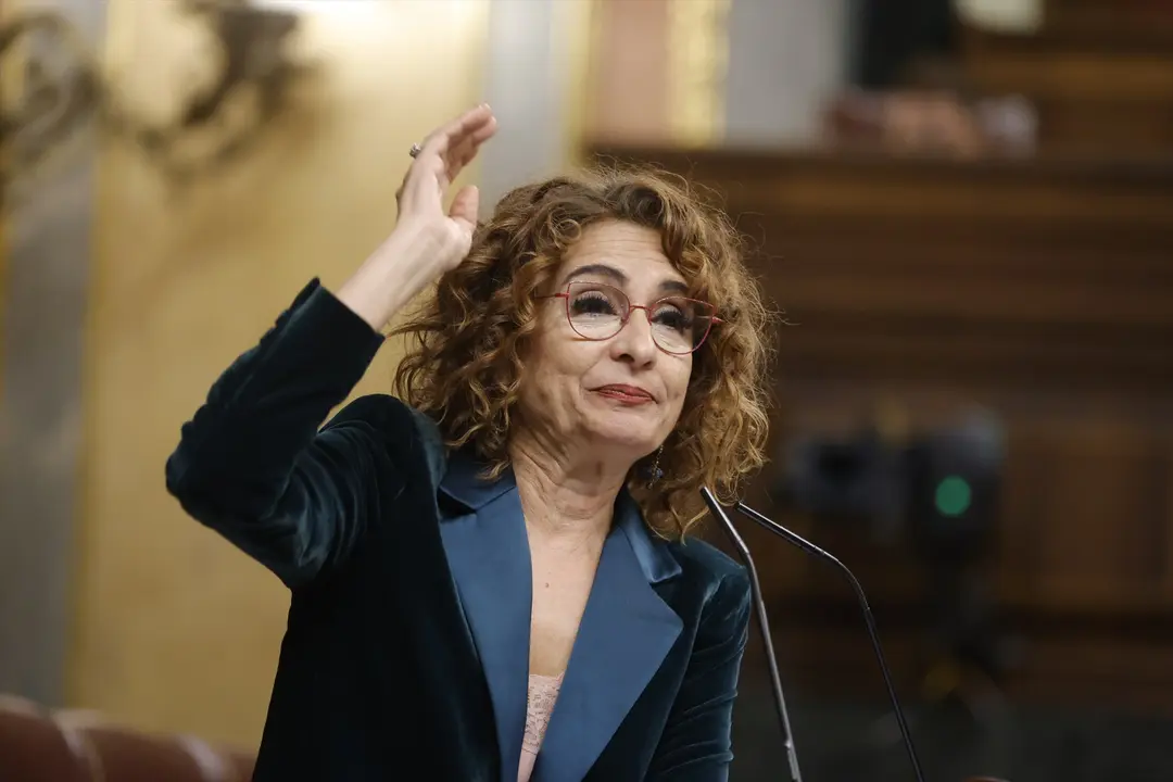 La vicepresidenta primera y ministra de Hacienda, Mar&iacute;a Jes&uacute;s Montero. / Jes&uacute;s Hell&iacute;n