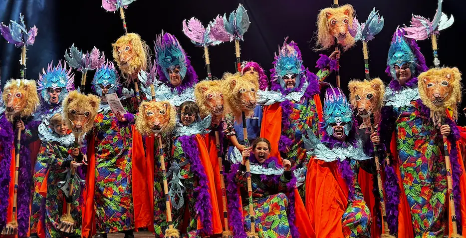 Algunos de los participantes en ediciones pasadas del carnaval. / A.B.