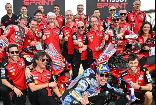 El podio del la esprint de Tailandia. / MOTOGP
