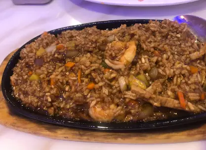 Uno de los platos del restaurante del Palacio Oriental. / A.E.