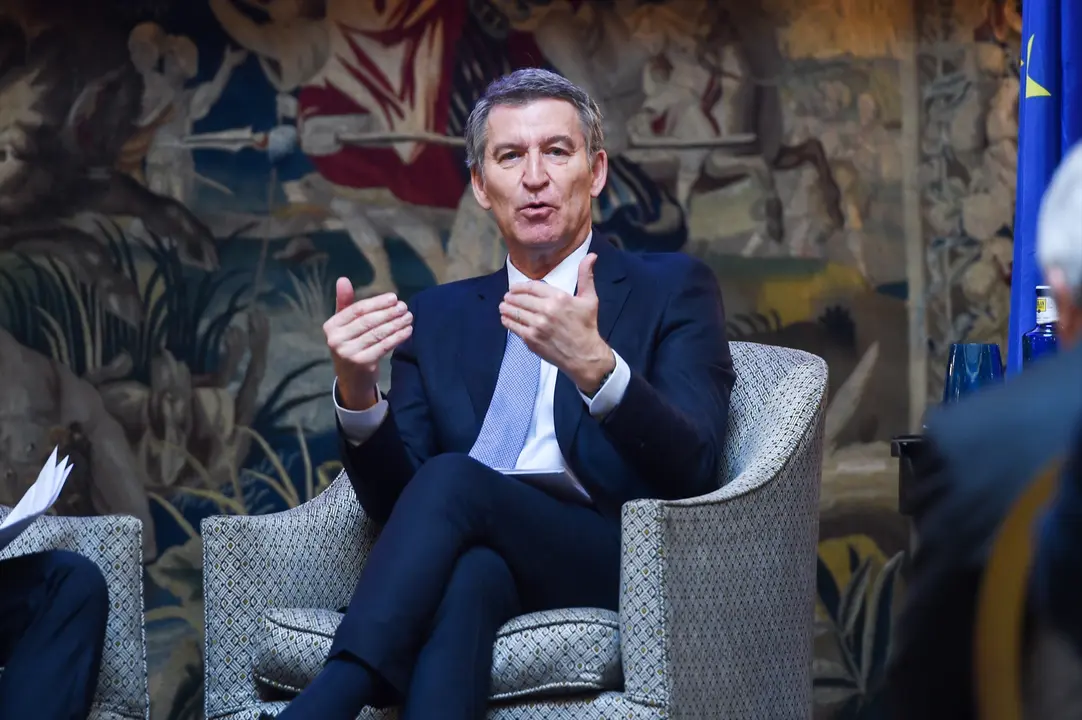 El presidente del Partido Popular, Alberto N&uacute;&ntilde;ez Feij&oacute;o. / Gustavo Valiente