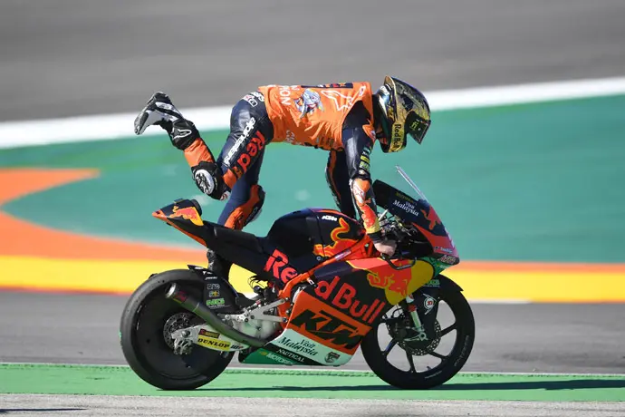 El piloto de Moto3, Pedro Acosta. / EP