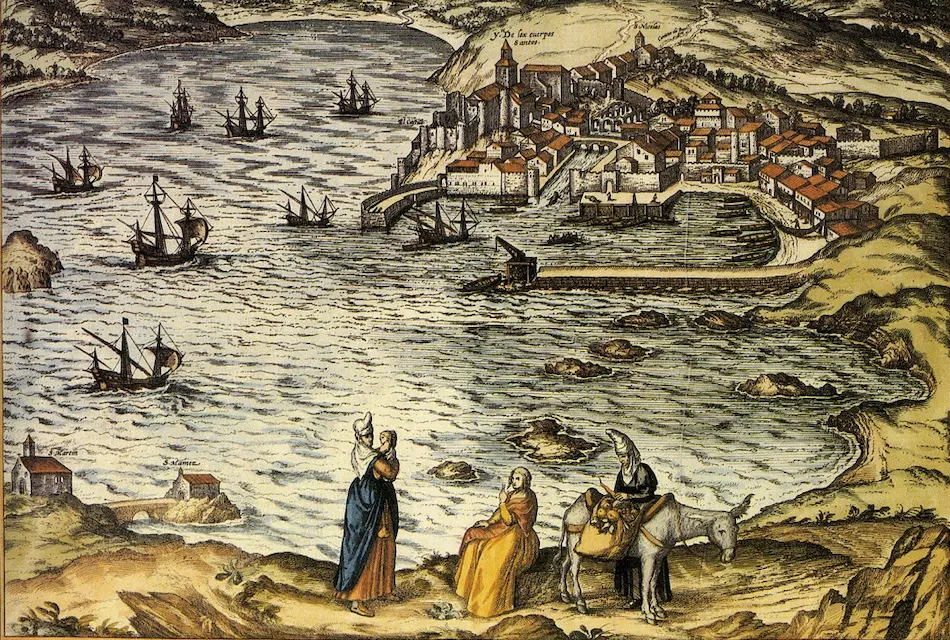 Representaci&oacute;n de la ciudad de Santander en el inicio de su historia. / A.S.