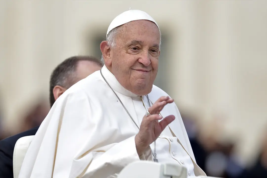 El Papa Francisco durante la proclamaci&oacute;n de nuevos santos de la Iglesia Cat&oacute;lica. / Stefano Spaziani