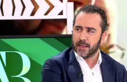 Aldama durante la entrevista con Ana Rosa. / Mediaset