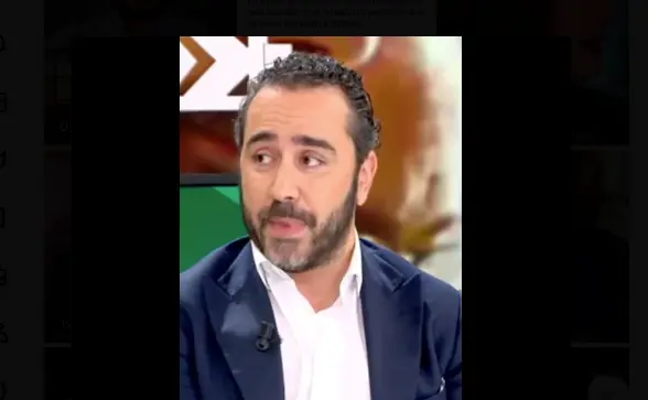 Aldama en la entrevista con Ana Rosa. / X