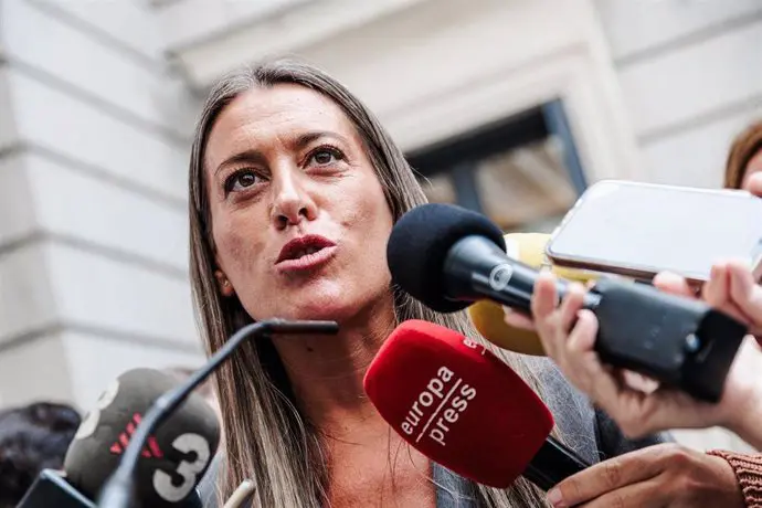 La portavoz de Junts en el Congreso de los Diputados, Miriam Nogueras. / EP