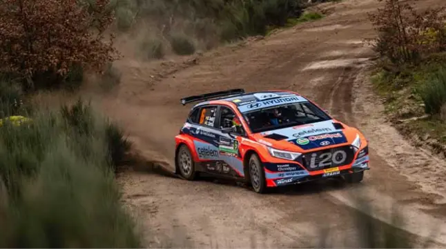 El rally que dio comienzo ayer, coloc&oacute; a Dani Sordo como tercero. / Hyundai Portugal