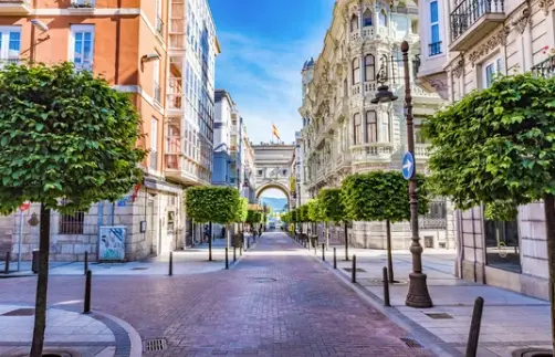 Una de las calles principales de Santander. / A.S.