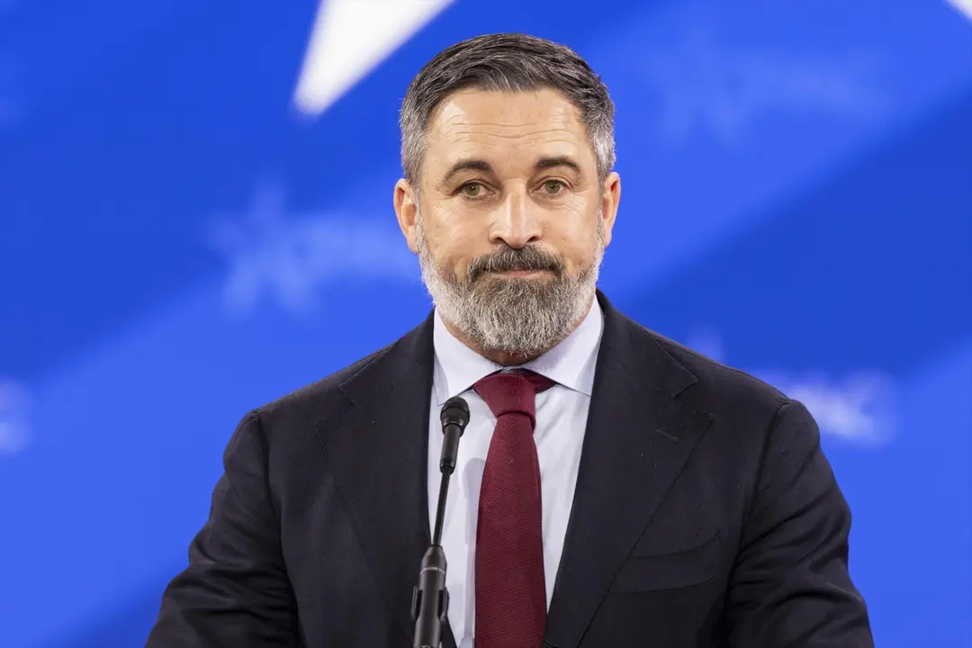 El l&iacute;der de Vox, Santiago Abascal. / Lev Radin