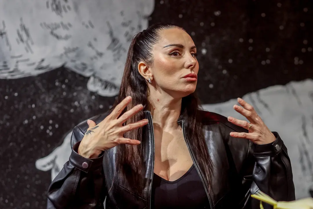 La cantante Mala Rodr&iacute;guez durante una rueda de prensa. / Ricardo Rubio