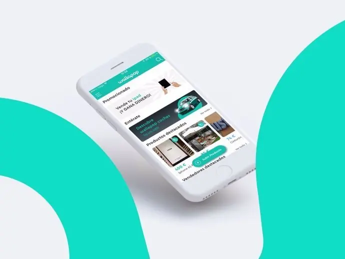Un m&oacute;vil con la aplicaci&oacute;n de WallaPop. / EP