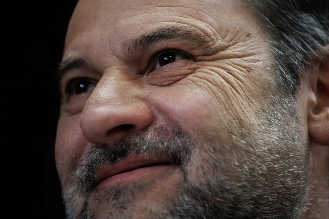 El exministro de Transportes Jos&eacute; Luis &Aacute;balos a su llegada para comparecer durante la Comisi&oacute;n de Investigaci&oacute;n. / Alejandro Mart&iacute;nez V&eacute;lez