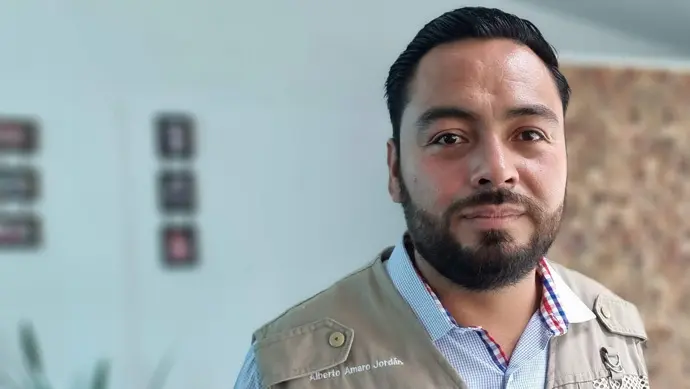El periodista mexicano Alberto Amaro. / x