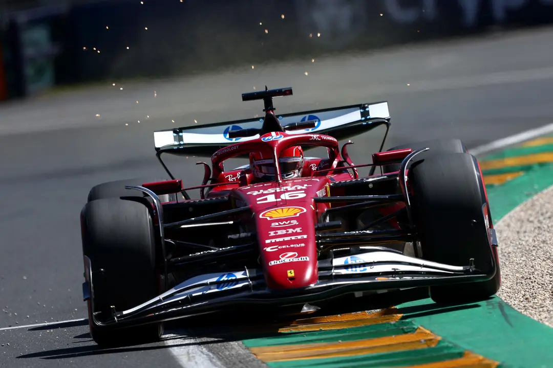 Ferrari en los libres de Melbourne. / F1