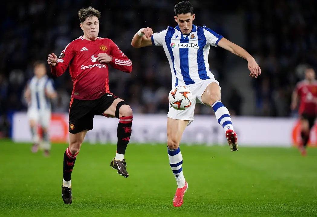 Partido de la eliminatoria entre United y Real. / EP