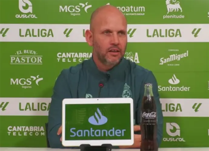 El t&eacute;cnico del Racing de Santander, Jos&eacute; Alberto. / RRC