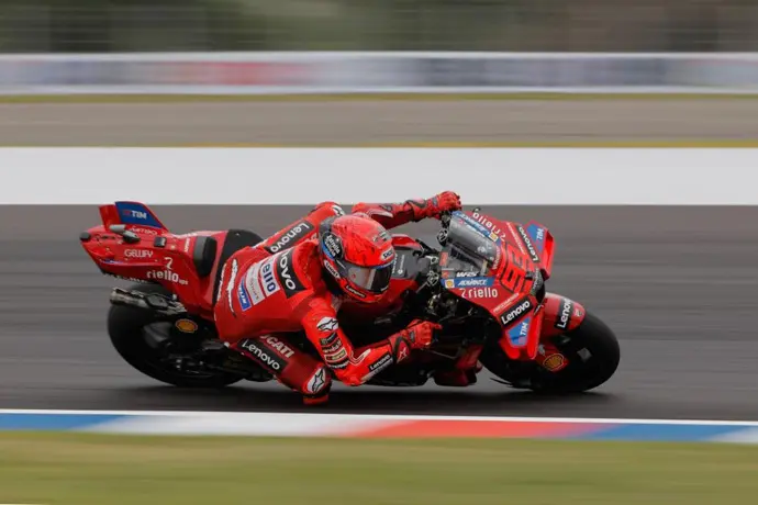 El piloto de Cervera, Marc M&aacute;rquez, sobre el circuito de Argentina. / x