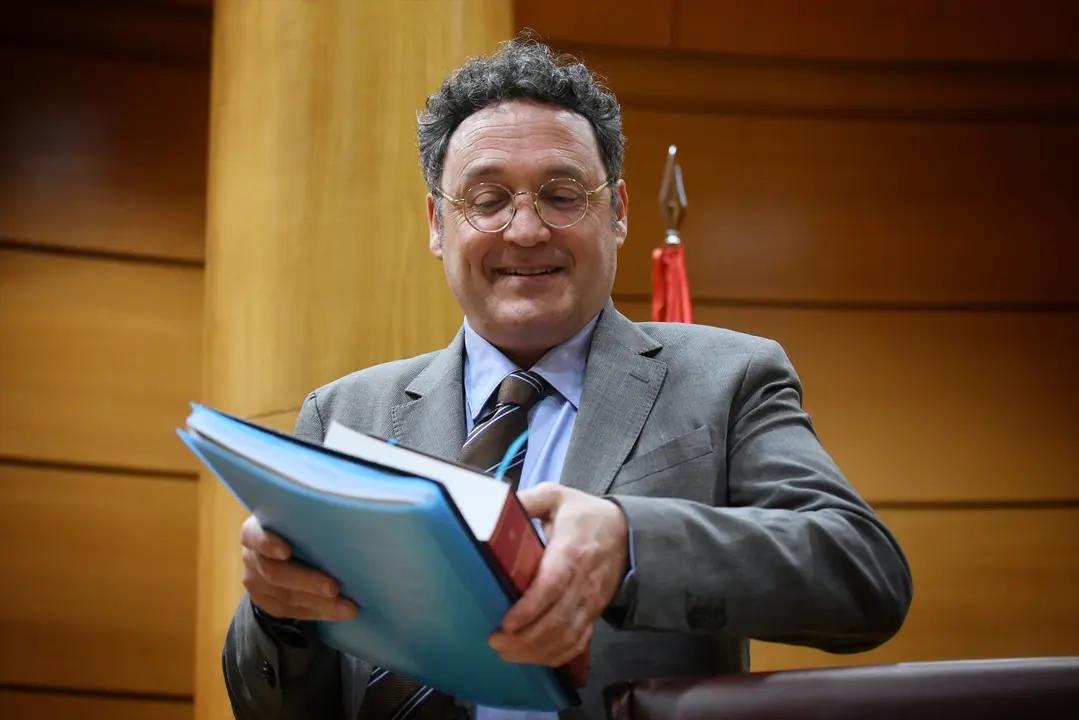 El Fiscal General del Estado, &Aacute;lvaro Garc&iacute;a Ortiz, durante su comparecencia en la Comisi&oacute;n de Justicia. / Fernando S&aacute;nchez