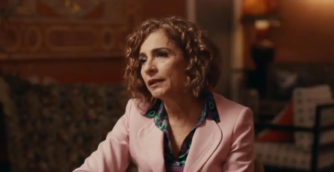 Mar&iacute;a Jes&uacute;s Montero durante su entrevista con &Eacute;vole. / X