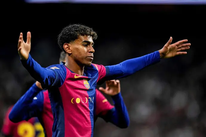 La joven estrella del FC Barcelona, Lamine Yamal. / x