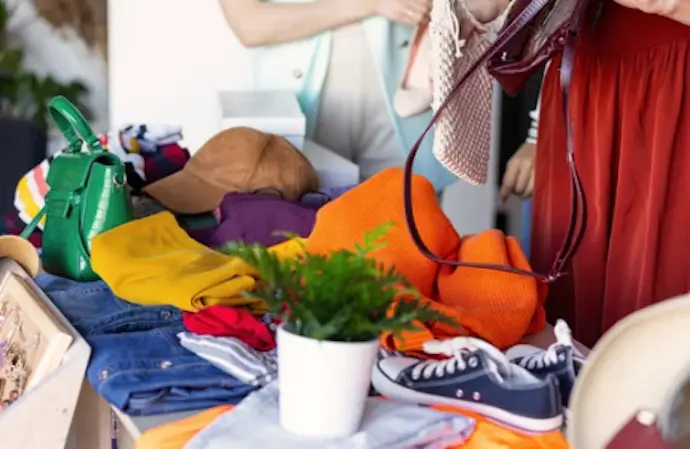Varias personas hacen compras en un mercadillo. / A.S.P