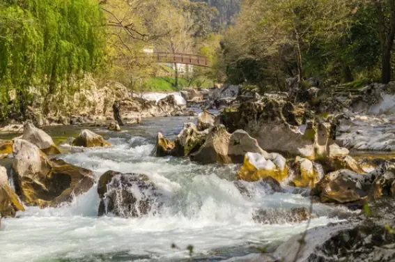 R&iacute;o Pas a su paso por Puente Viesgo. / A.S.