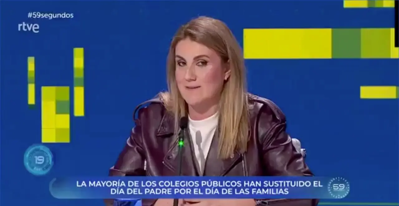 Carlota Corredera durante su intervenci&oacute;n en el programa. / RTVE