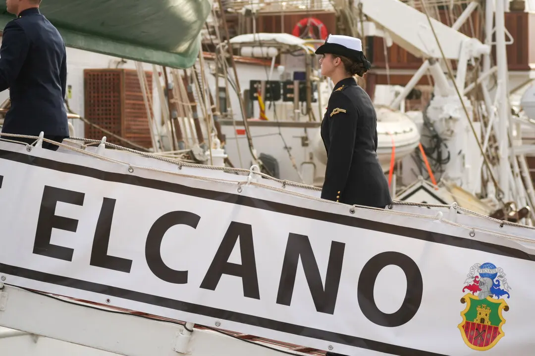 Princesa Leonor dejar&aacute; su formaci&oacute;n en el buque escuela Juan Sebasti&aacute;n Elcano y regresar&aacute; a Madrid. / EP